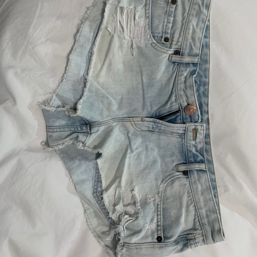 Denim shorts